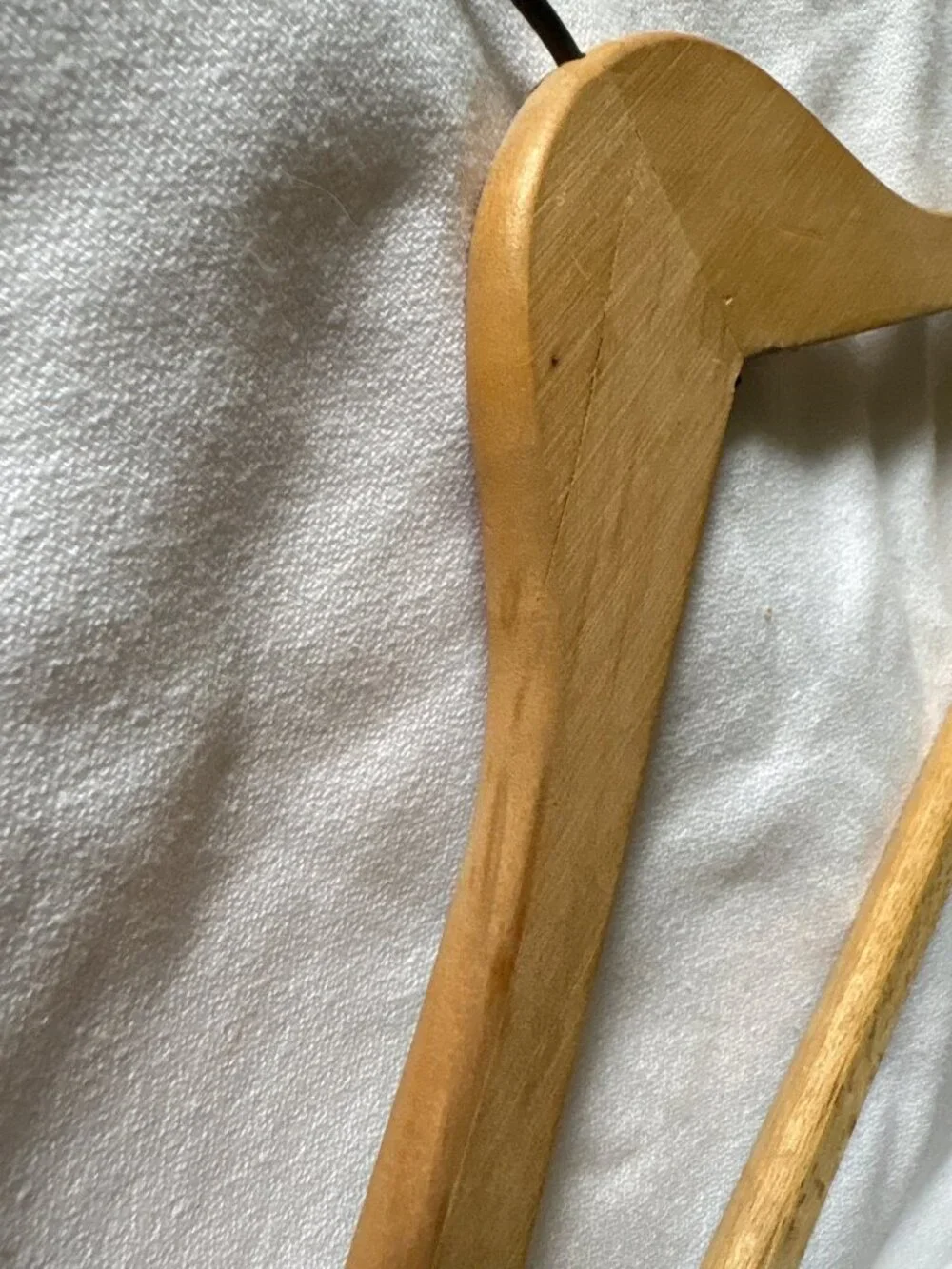 Vintage Sheraton Hotels & Motor Inns Wooden Hanger With Metal Hook